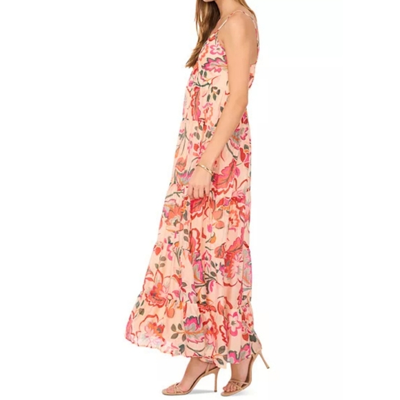 1. State Tropical Floral Maxi Dress Size XL New Boho Beachy Blogger Favorite - Picture 3 of 8